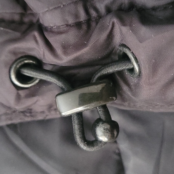 Cole Haan Black Hooded Puffer Coat - Picture 9 of 10